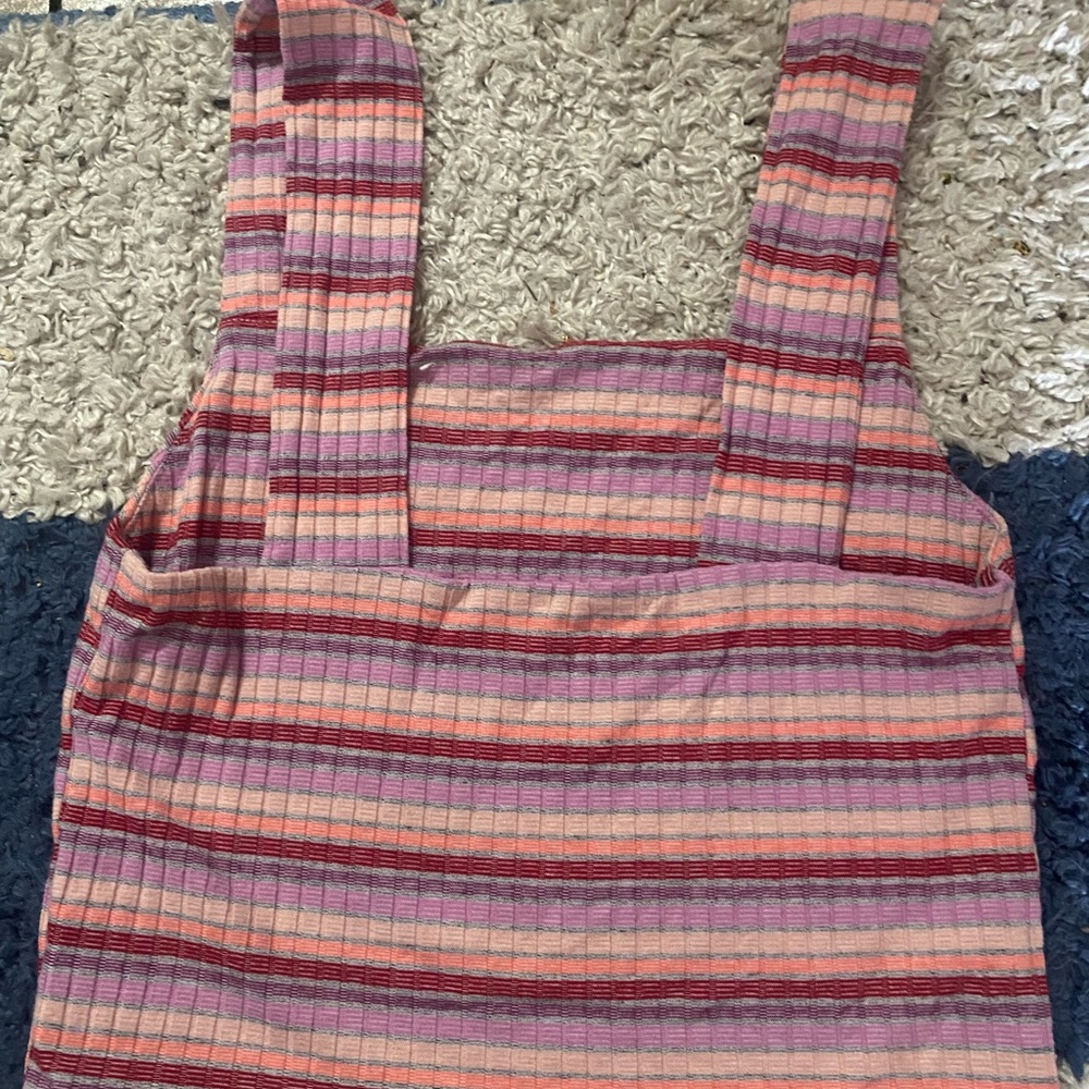 American Eagle Striped Crop Top